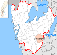 Ulricehamn in Västra Götaland county